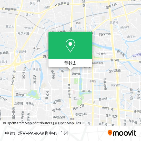 中建广场Ⅴ+PARK-销售中心地图