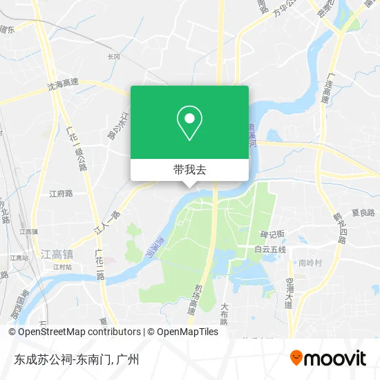 东成苏公祠-东南门地图