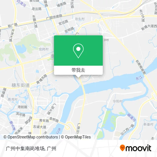 广州中集南岗堆场地图