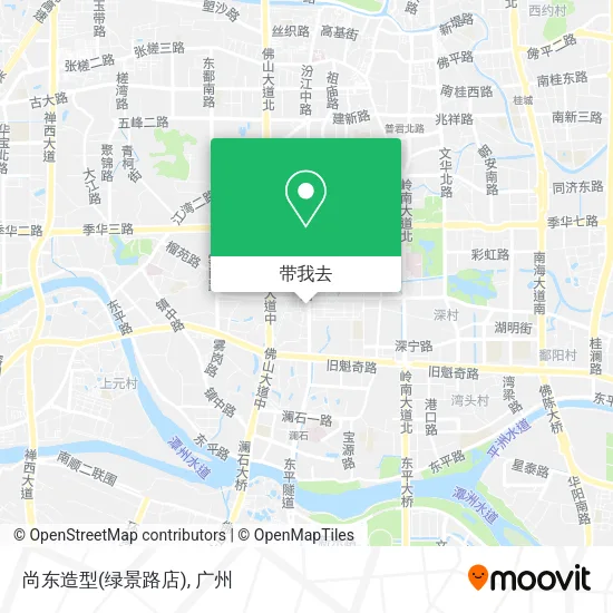 尚东造型(绿景路店)地图
