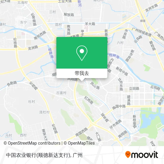 中国农业银行(顺德新达支行)地图