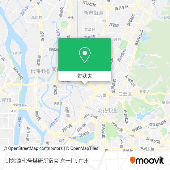 北站路七号煤研所宿舍-东一门地图