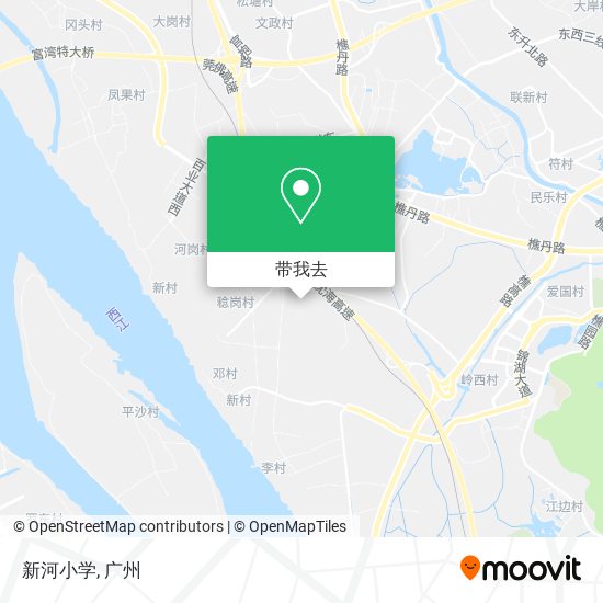 新河小学地图