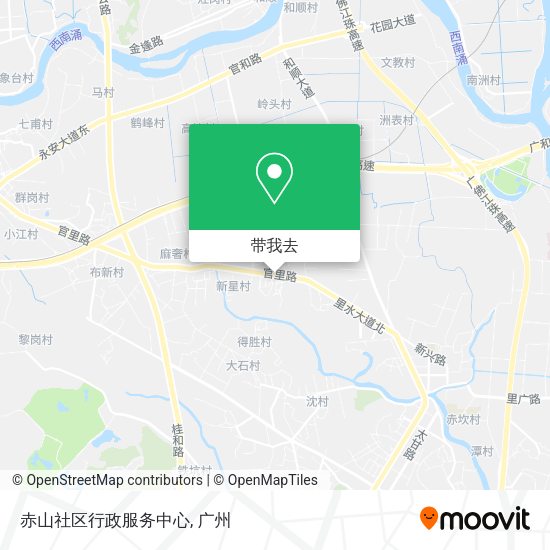 赤山社区行政服务中心地图
