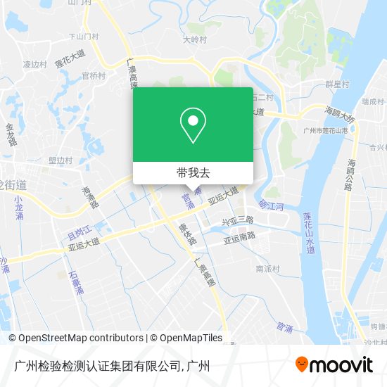 广州检验检测认证集团有限公司地图