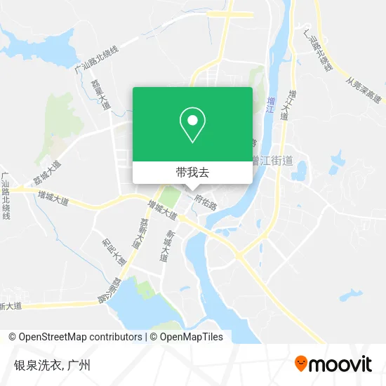 银泉洗衣地图