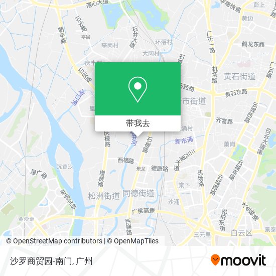 沙罗商贸园-南门地图