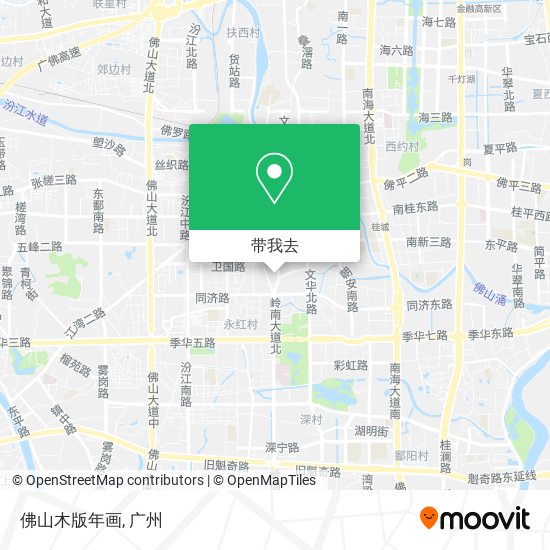 佛山木版年画地图