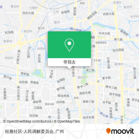 桂雅社区-人民调解委员会地图