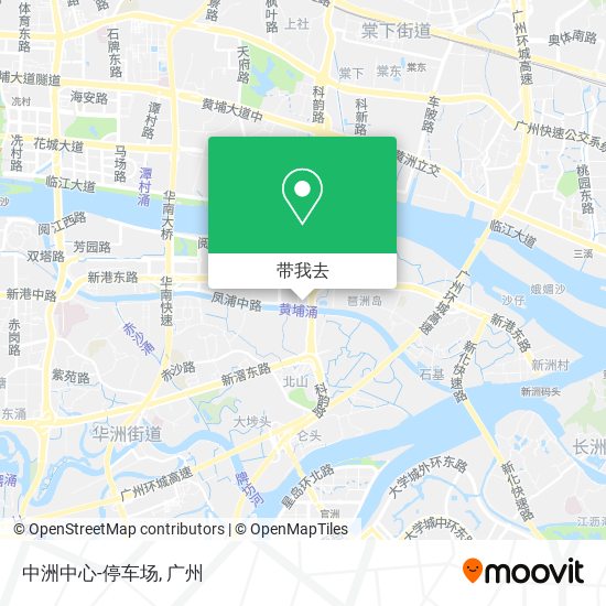 中洲中心-停车场地图