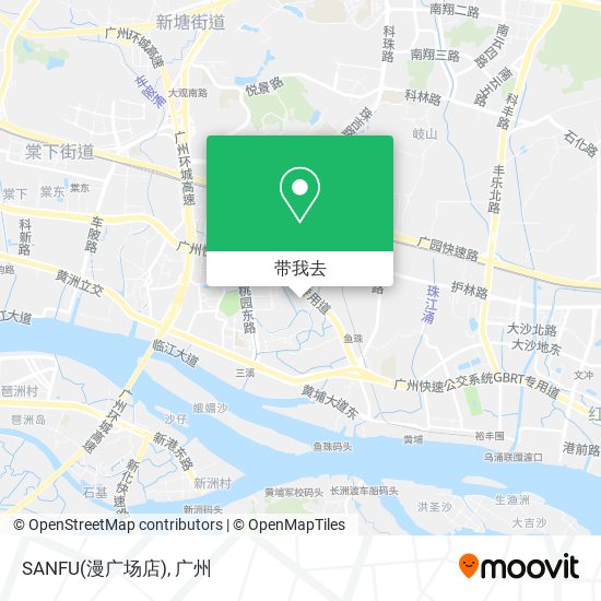 SANFU(漫广场店)地图