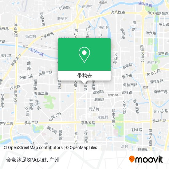 金豪沐足SPA保健地图