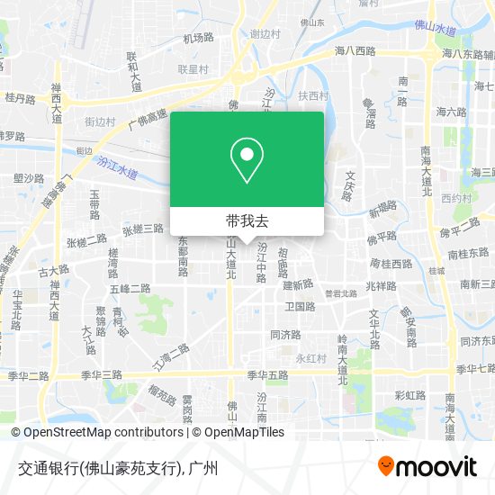 交通银行(佛山豪苑支行)地图