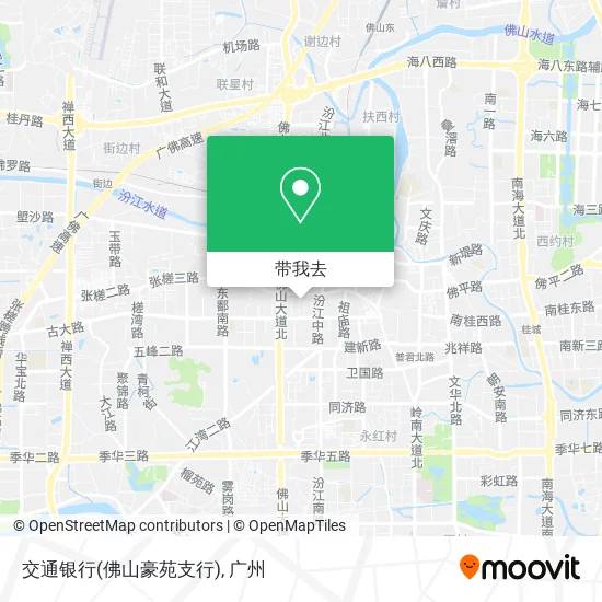 交通银行(佛山豪苑支行)地图