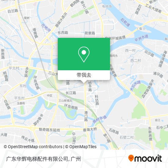 广东华辉电梯配件有限公司地图