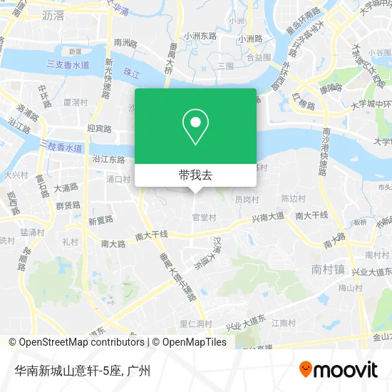 华南新城山意轩-5座地图