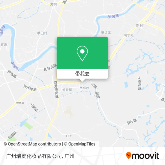 广州瑞虎化妆品有限公司地图