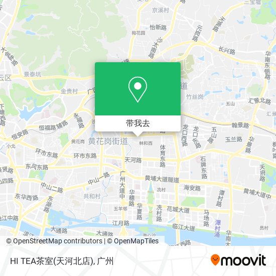 HI TEA茶室(天河北店)地图