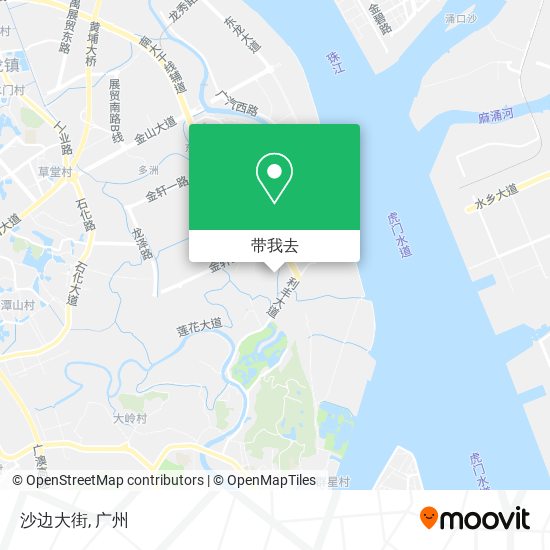 沙边大街地图