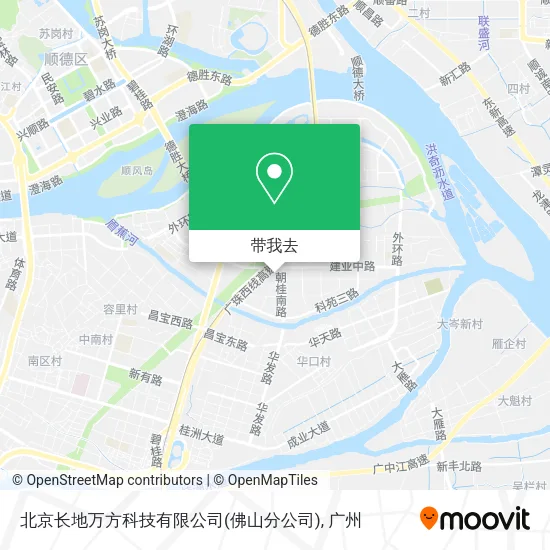 北京长地万方科技有限公司(佛山分公司)地图