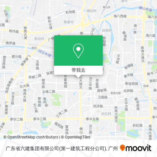 广东省六建集团有限公司(第一建筑工程分公司)地图