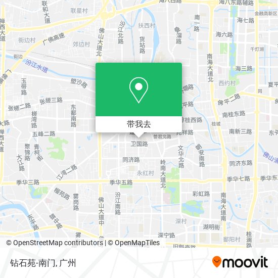 钻石苑-南门地图