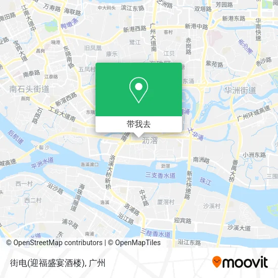 街电(迎福盛宴酒楼)地图