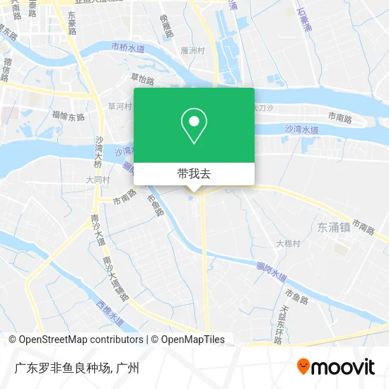 广东罗非鱼良种场地图