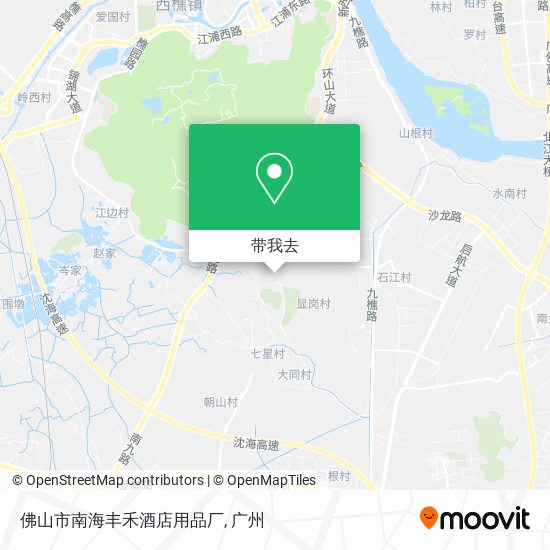 佛山市南海丰禾酒店用品厂地图