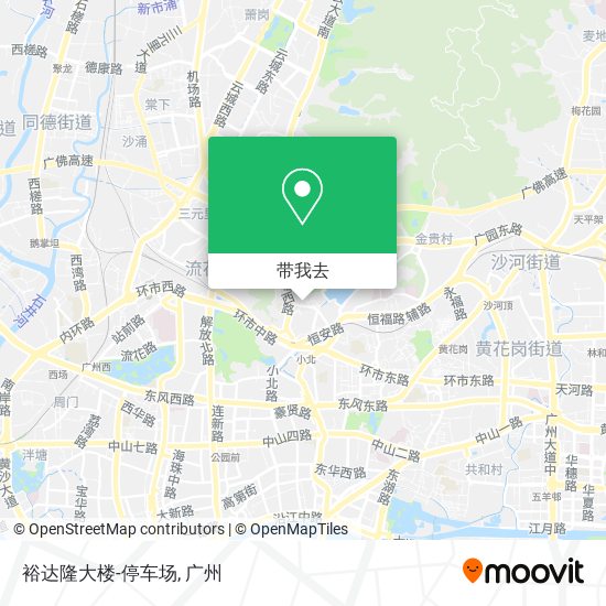 裕达隆大楼-停车场地图