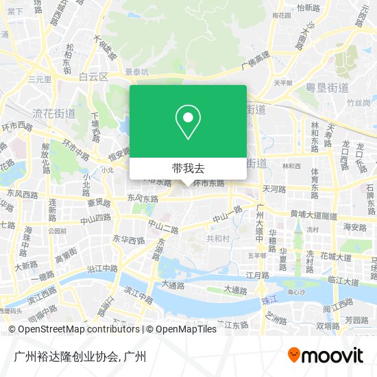 广州裕达隆创业协会地图