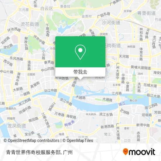 青青世界伟奇校服服务部地图