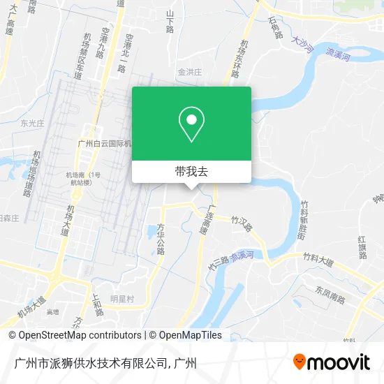 广州市派狮供水技术有限公司地图