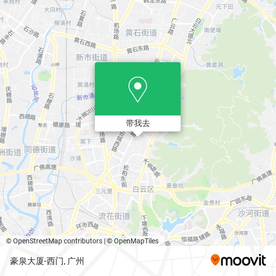 豪泉大厦-西门地图