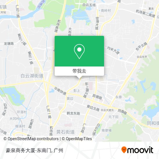 豪泉商务大厦-东南门地图