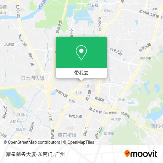 豪泉商务大厦-东南门地图