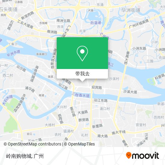 岭南购物城地图