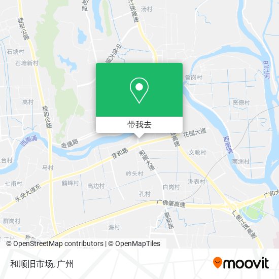 和顺旧市场地图