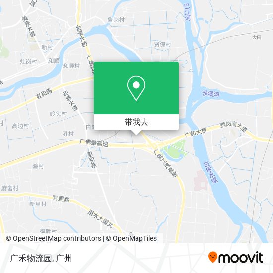 广禾物流园地图