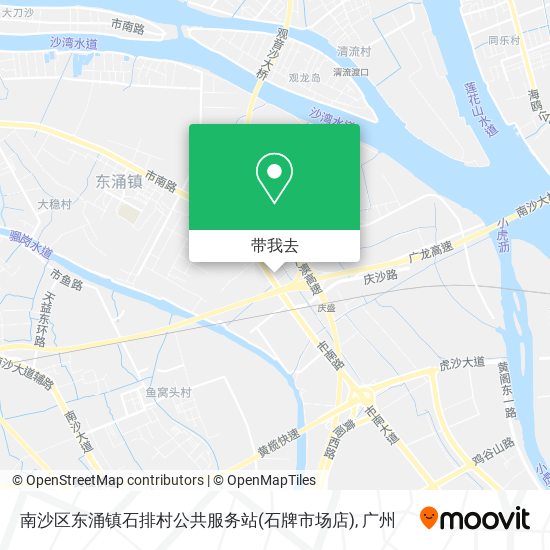南沙区东涌镇石排村公共服务站(石牌市场店)地图