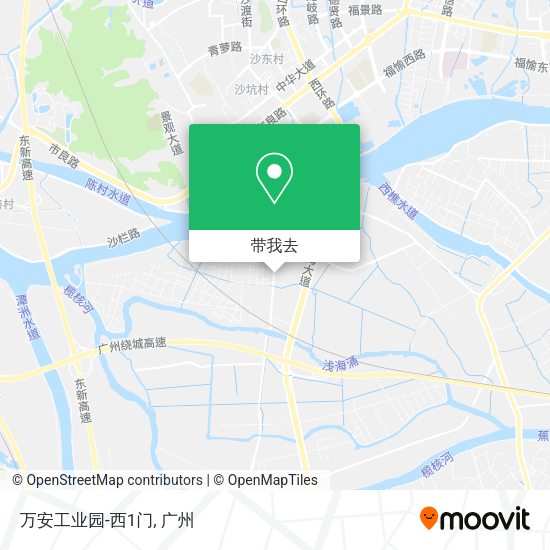 万安工业园-西1门地图