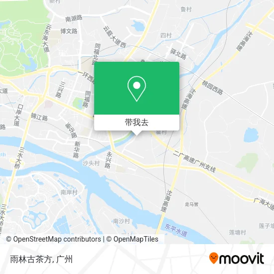 雨林古茶方地图