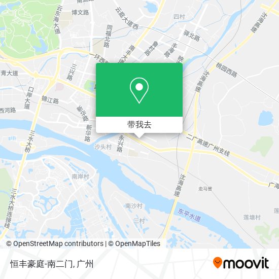 恒丰豪庭-南二门地图