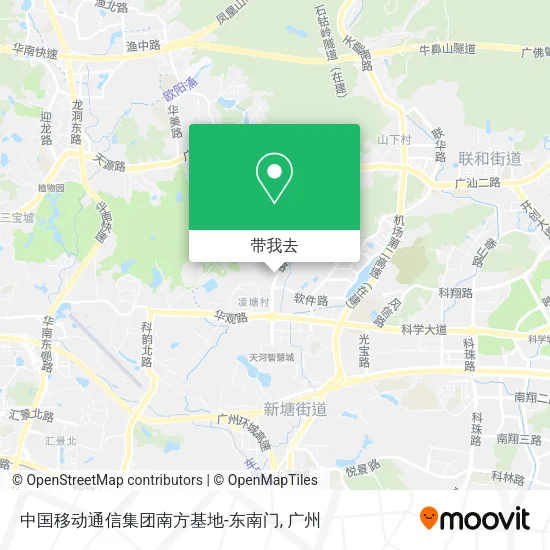 中国移动通信集团南方基地-东南门地图
