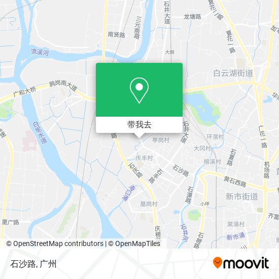 石沙路地图