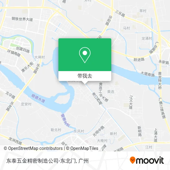 东泰五金精密制造公司-东北门地图