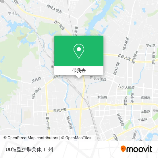 UU造型护肤美体地图