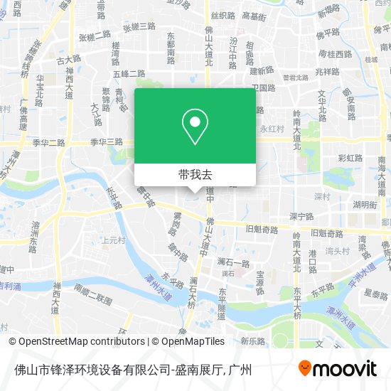 佛山市锋泽环境设备有限公司-盛南展厅地图