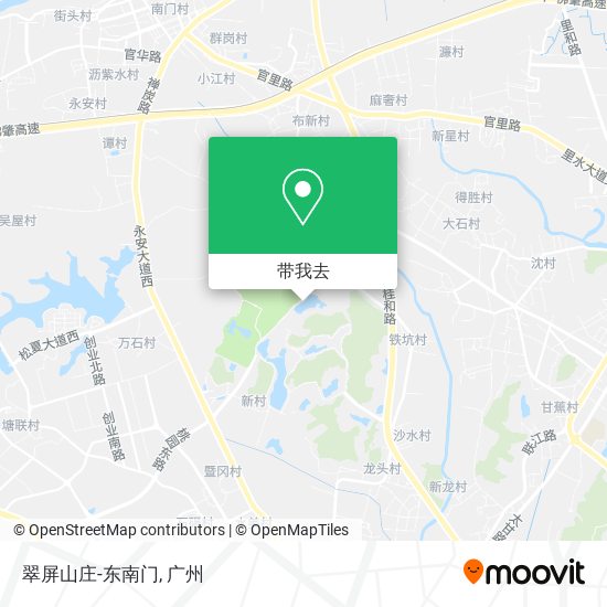 翠屏山庄-东南门地图