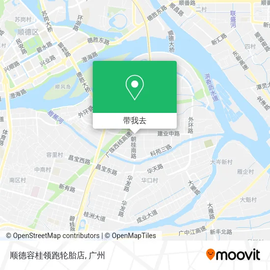 顺德容桂领跑轮胎店地图